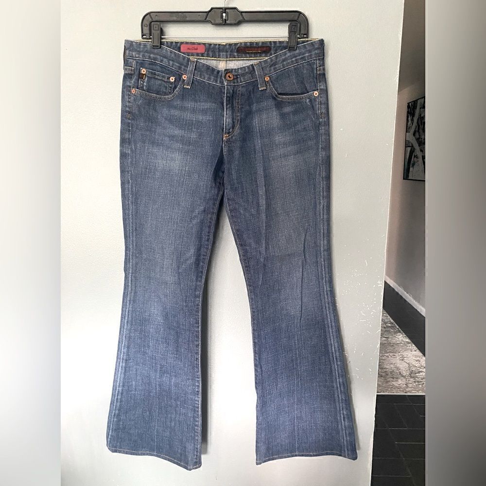 AG Adriano Goldschmied The Club Dark Wash Flare Jeans 31R